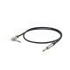 Cavo professionale per strumenti con connessioni spina jack Mono Ø 6.3 mm Neutrik - spina jack Mono Ø 6.3 mm ad angolo Neutrik/N