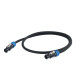 Cavo professionale per diffusori acustici passivi - sez. 4 x 4 mm2 - con connessioni Speakon 4P Neutrik/NL4FC - HPC644 - NL4FC. 