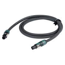 Cavo professionale per diffusori acustici passivi - sez. 4 x 4 mm2 - con connessioni Speakon 4P Neutrik/NL4FXXWL - HPC644 - NL4F
