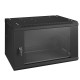 Armadio modulare a rack 19", per installazione da parete, a 9 unità