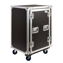 Custodia COMBO 19' 16U con portamixer 10U regolabile in altezza, profondità utile corpo 45 cm.