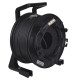 Cavo professionale PROEL LAN6S – Cat6 S-UTP - PUR, assemblato su avvolgitore professionale PROEL AV185, con connettori RJ45 Cat6