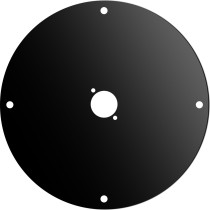 Disco frontale in acciaio verniciato nero per AV190/AV195