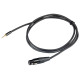 Cavo audio professionale bilanciato con connessioni jack Stereo Ø 3.5 mm REAN - presa volante XLR 3P REAN. Lunghezza: 1.5 metri.