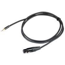 Cavo audio professionale bilanciato con connessioni jack Stereo Ø 3.5 mm REAN - presa volante XLR 3P REAN. Lunghezza: 3 metri. C
