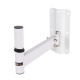 Robusto supporto in acciaio tubolare a parete per casse acustiche.