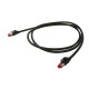 PROEL LAN5S - Cat5e S-FTP - PUR professional Cable, assembled with high quality HIROSE shielded TM21DP Series RJ45 plugs with bl