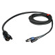 Cavo professionale Phono-Rete per il collegamento di diffusori acustici attivi. Cavo 3 X 2,5 + 2 x 0,35 - con connessioni presa 
