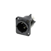Spina da pannello NEUTRIK “powerCON TRUE1” TOP di potenza 16A (USA: 20A) con contatti terminali piatti da 1/4 “.