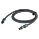 Cavo professionale per diffusori acustici passivi - 4 x 4 mm2 - con connessioni Speakon 4P Neutrik/NL4FXXWL - HPC644 - NL4FXXWL.