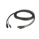 Cavo professionale Phono-Rete per il collegamento di diffusori acustici attivi. Lunghezza: 10 m. Colore disponibile: Nero.Altre 