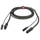 Cavo professionale Combinato DMX + alimentazione per il collegamento di apparati lighting. Lunghezza: 2 metri. Colore disponibil