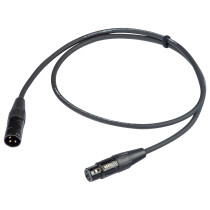 Cavo professionale bilanciato con connessioni spina volante XLR 3P REAN - HPC225 - presa volante XLR 3P REAN. Lunghezza: 7.5 met