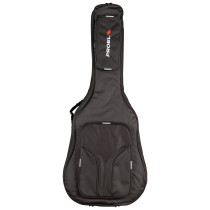 Borsa per chitarra Acustica/Folk in poliestere 600D antistrappo con imbottitura da 20mm. Disponibile nel colore nero.