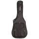 Borsa per chitarra Acustica/Folk in poliestere 600D antistrappo con imbottitura da 20mm. Disponibile nel colore nero.