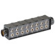 Stage box audio in materiale plastico antiurto con 8 prese pannello XLR 3P NEUTRIK - 8 spine pannello XLR3P NEUTRIK e connettore