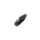 Connettore XLR (Cannon) femmina volante a 5 poli, progettato per la terminazione di cavi utilizzati in sistemi di controllo DMX.