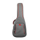Borsa professionale imbottita per chitarra Acustica rivestita in nylon 1000D "idrorepellente". Disponibile nel colore grigio