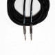 Cavo per strumenti – Jack Mono 6.3 mm / Jack mono 6.3mm. Guaina in PVC e rivestimento esterno a treccia. Diametro esterno 7 mm. 