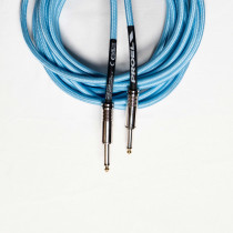Cavo per strumenti – Jack Mono 6.3 mm / Jack mono 6.3mm. Guaina in PVC e rivestimento esterno a treccia. Diametro esterno 7 mm. 