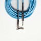 Cavo per strumenti – Jack Mono 6.3 mm / Jack mono 6.3mm ad angolo. Guaina in PVC e rivestimento esterno a treccia. Diametro este