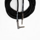 Cavo per strumenti – Jack Mono 6.3 mm / Jack mono 6.3mm ad angolo. Guaina in PVC e rivestimento esterno a treccia. Diametro este
