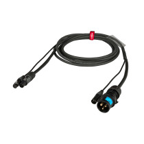 Cavo professionale Combinato DMX + alimentazione per il collegamento di apparati lighting. Lunghezza: 3 metri. Colore disponibil