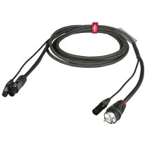 Cavo professionale Combinato DMX + alimentazione per il collegamento di apparati lighting. Lunghezza: 5 metri. Colore disponibil