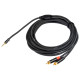 Cavo audio professionale "Y" con connessioni jack Stereo Ø 3.5 mm REAN (cavo 16 cm) - 2 x spina RCA REAN. Lunghezza: 7.5 metri. 