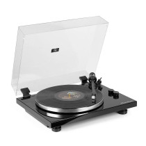 Toledo Premium  Record Player Black