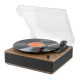 RP161 Record PlayerHQ BT WalnutWood