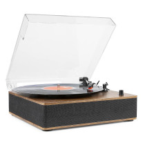 RP161 Record PlayerHQ BT WalnutWood