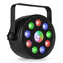 PLF15 PartyPar 9x2W RGB+1x6W RGB DMX IR