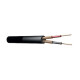 RX42 Micr.Cab. 2C 6.5mm Black 100m