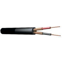 RX42 Micr.Cab. 2C 6.5mm Black 100m