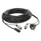 CX02-20  Shuko/XLR F-IEC/XLR M 20m