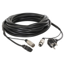 CX02-20  Shuko/XLR F-IEC/XLR M 20m