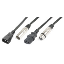 CX09-5 IEC M/XLR M-IEC F/XLR F 5m