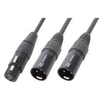 CX140 Cable Splitter XLR F-2 XLR M