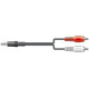 CX405-1 Cable 3.5St.-2RCA M 1.5mBlk