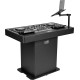 U91106BL UL DJ PODIUM WORKSTATION BLACK