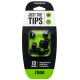 MP SERIES MEDIUM FOAM BLACK TIPS KIT