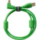 U95005GR - ULTIMATE AUDIO CABLE USB 2.0 A-B GREEN ANGLED 2M