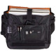 U9450BL/OR - ULTIMATE COURIERBAG  BLACK, ORANGE INSIDE