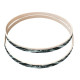 0133-2400A-VA COPPIA CERCHI 24 POLLICI FINITURA BLACK STRATA
