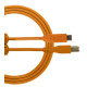 U96001OR - ULTIMATE AUDIO CABLE USB 2.0 C-B ORANGE STRAIGHT 1,5M