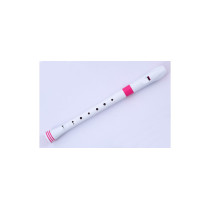 SOPRANO RECORDER-DITEGGIATURA BAROCCA (BIANCO/ROSA)
