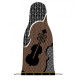 BFIC-0050 SINGOLO STRATO IN SETA PIZZO PER VIOLINO - ORANGE