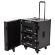 U91101BL - ULTIMATE FLIGHT CASE FOR SET CDJ/MIXER BLACK PLUS (T&SW)