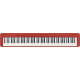 CASIO CDP-S160RDSET Piano Digitale 88 Tasti Pesati Rosso + 3 Pedali